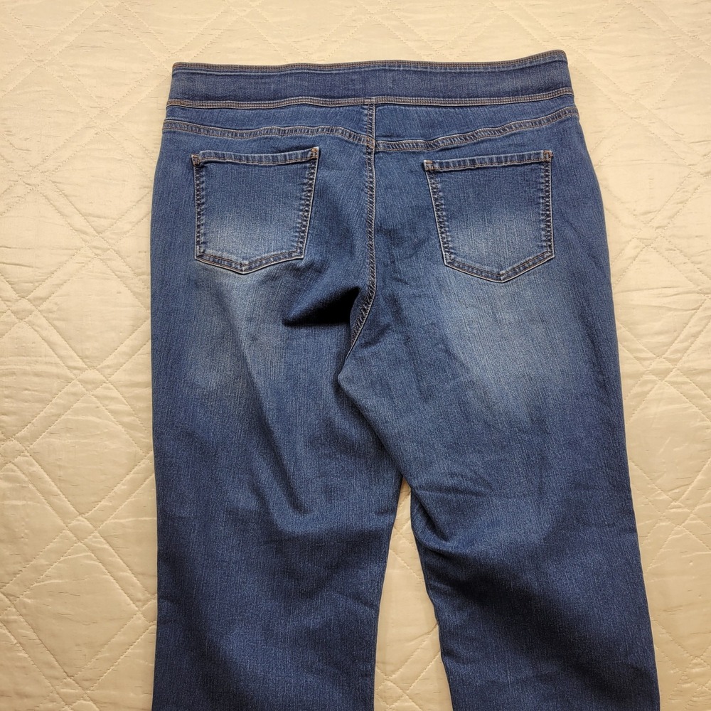 Kim‎ Rogers pull on blue jeans size 18 short - Picture 6 of 6
